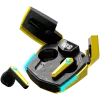 Canyon GTWS-2 Cuffie Wireless Ohrhaken Gaming USB Type-C Bluetooth Dock di ricarica Giallo (CND-GTWS2Y)