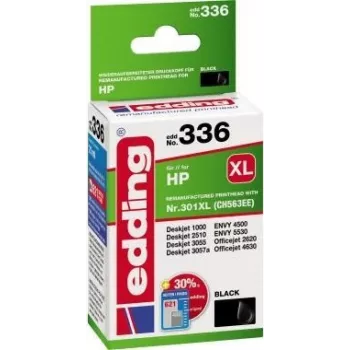 edding cartuccia per stampante EDD-336 nero compatibile con HP 301XL CH563EE