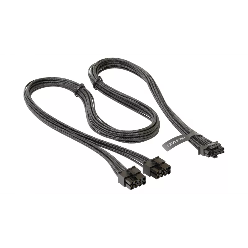 Cavo adattatore SEASONIC NESE-165 12VHPWR PCIe 5.0 nero per connettore di alimentazione GPU