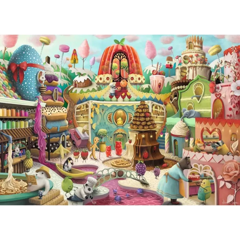 Puzzle Ravensburger Sweet Street 1000 pezzi – puzzle da 1000 pezzi di Ravensburger