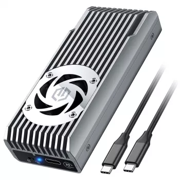 Case esterno GrauGear M.2 NVMe con ventola 20Gbit - case per unità - case (G-M206-20G-F)