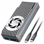 Case esterno GrauGear M.2 NVMe con ventola 20Gbit - case per unità - case (G-M206-20G-F)