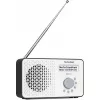 TechniSat VIOLA 200 radiosveglia digitale DAB+, bianco/nero