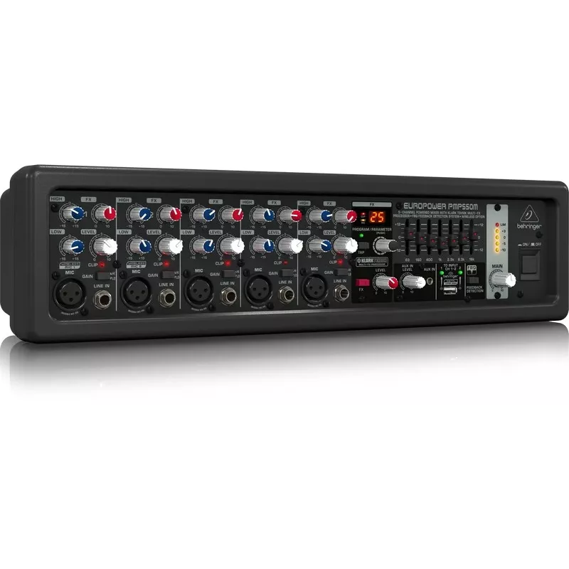 Behringer PMP550M mixer audio 5 canali 20 - 20000 Hz nero