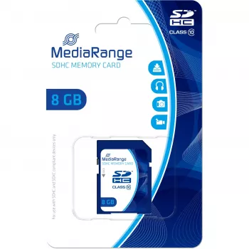 Scheda di memoria MediaRange 8 GB SDHC Class 10 MR962