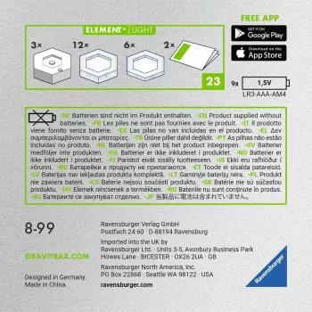 GraviTrax Power elemento light Ravensburger 8+