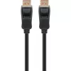 Cavo DisplayPort 2.1, certificato, 16K @ 60Hz, 80 Gbit/s (nero, 1 metro, certificazione VESA)