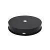 Espositore rotante elettrico a 360° con illuminazione LED, rotondo circa 30 cm, nero