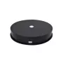 Espositore rotante elettrico a 360° con illuminazione LED, rotondo circa 30 cm, nero