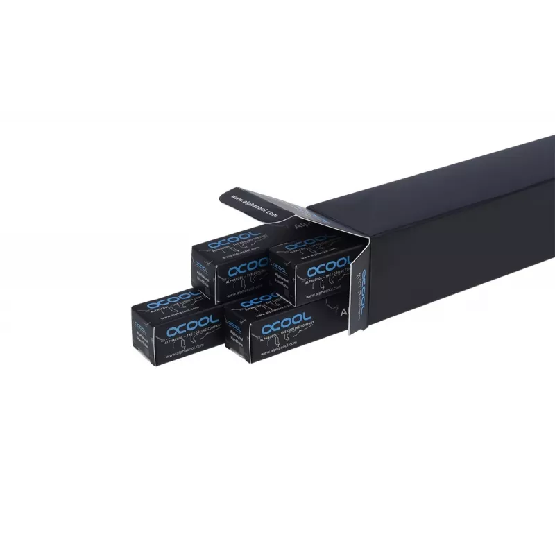 Tubo per sistema di raffreddamento a liquido per computer Alphacool 18443 — acrilico, Ø 16 mm, lunghezza 60 cm, filettatura Ø 13 mm, trasparente