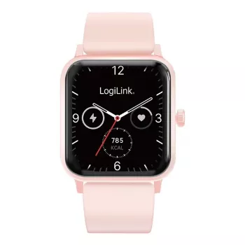 Smartwatch LCD, BT5.2 IP68, rosa