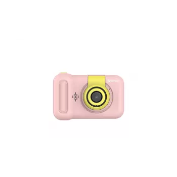 Fotocamera digitale per bambini Denver KCA-1351RO 12MP rosa giallo
