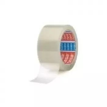 Nastro adesivo per pacchi Tesa 64014 trasparente 50 mm x 66 m, nastro adesivo per chiusura scatole