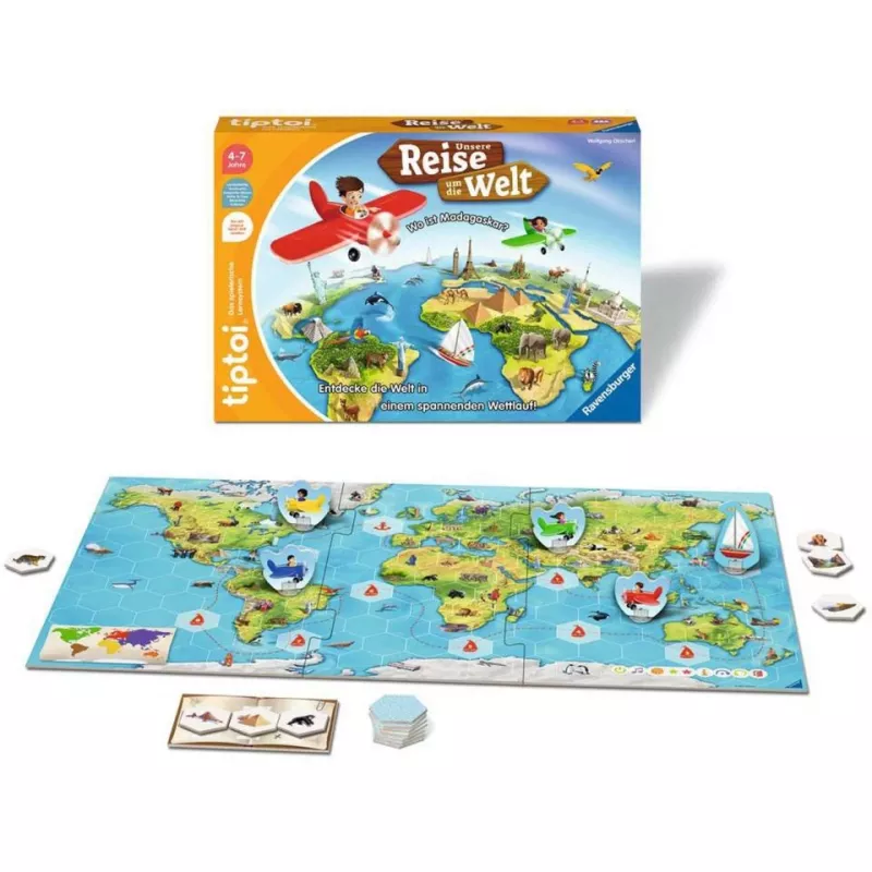 tiptoi Il nostro giro del mondo, gioco da tavolo