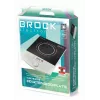 Brock HP 3201 WH piano cottura a induzione a una zona, 60-240 °C, nero/bianco