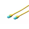Cavo patch Ethernet Digitus DK-1511-010/Y giallo