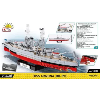 Mattoncini USS Arizona BB-39 2046 pezzi