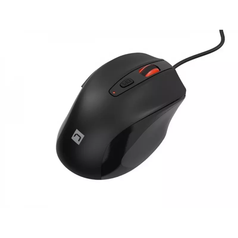 Mouse ottico con filo NATEC NMY-2047 USB Type-A, 4000 DPI, 6 tasti, per destrimani, retroilluminazione