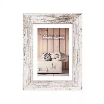 Zep Nelson 6 - legno - marrone - bianco - cornice singola - tavolo - parete - 13 x 18 cm - rettangolare
