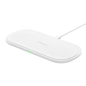 Caricabatterie wireless CHOETECH T535-SB Fast Dual 18W – pad di ricarica Qi dual-device