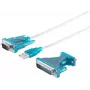 Convertitore USB 2.0 RS232 ShiverPeaks 75605 – cavo 1,5 m, adattatore USB-seriale