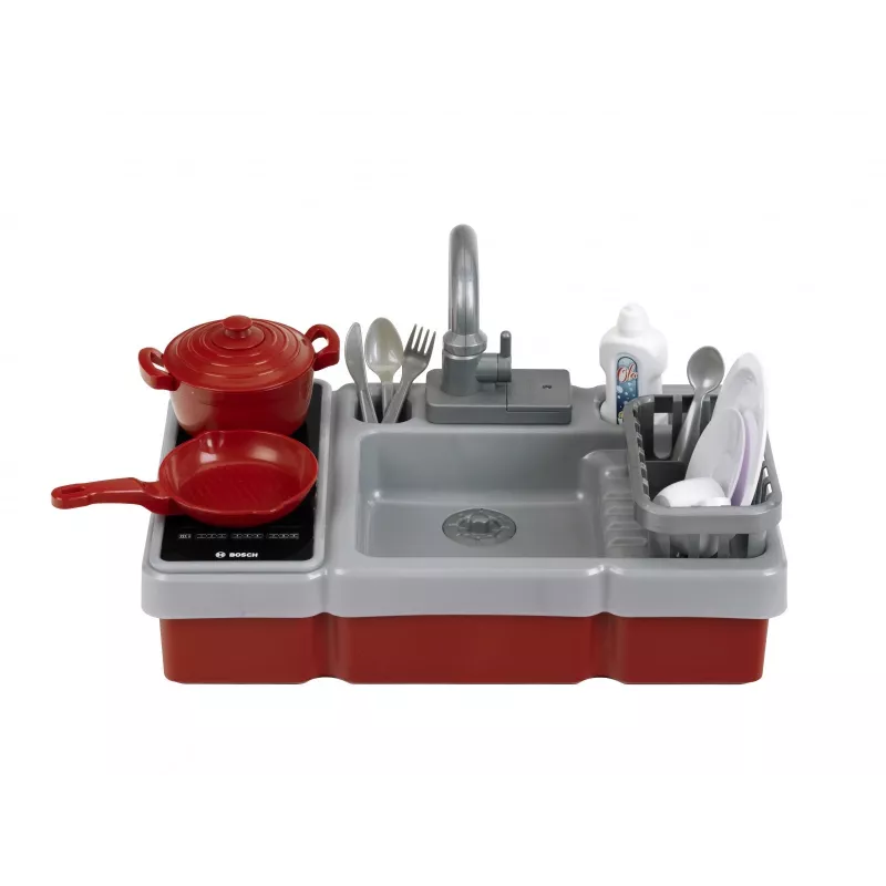 Lavandino giocattolo con funzione acqua e luce KLEIN modello 7110 — accessorio cucina giocattolo per bambini