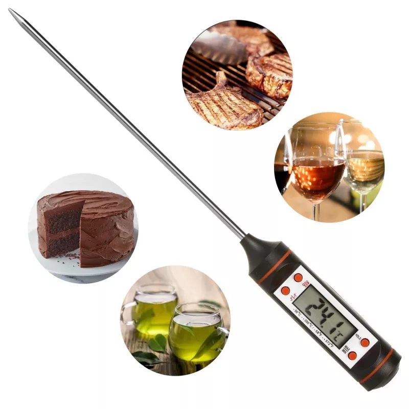 Sonda per alimenti GreenBlue GB178, lunghezza sonda 15 cm