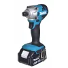 Avvitatore a impulsi a batteria Makita DTD156RTJ 2500 RPM verde