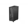 Armadio rack 19 pollici LANBERG FF01-6032-12BL 32U, porta in vetro nera