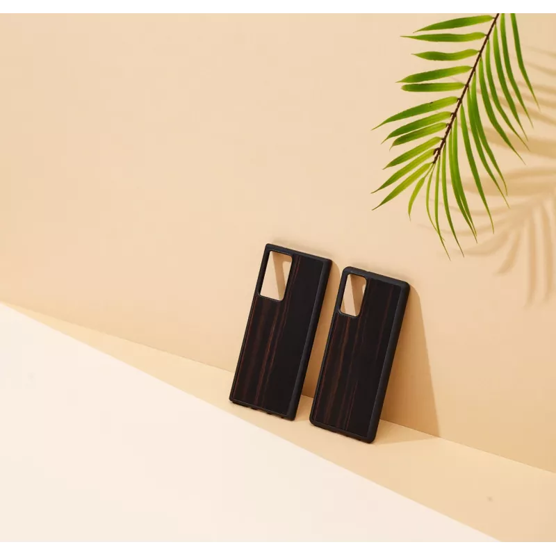 Custodia protettiva Man and Wood per Samsung Galaxy Note 20 — ebano nero