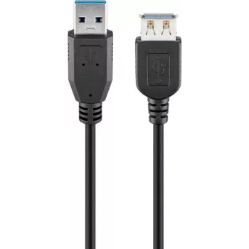 Goobay Cavo di prolunga USB USB 3.0 m nero - connettore maschio USB 3.0 Type-A > USB-3 (74149)