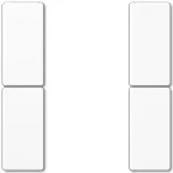 Set tasti JUNG, 2 moduli completo A 502 TSA WW - set tasti 2 moduli