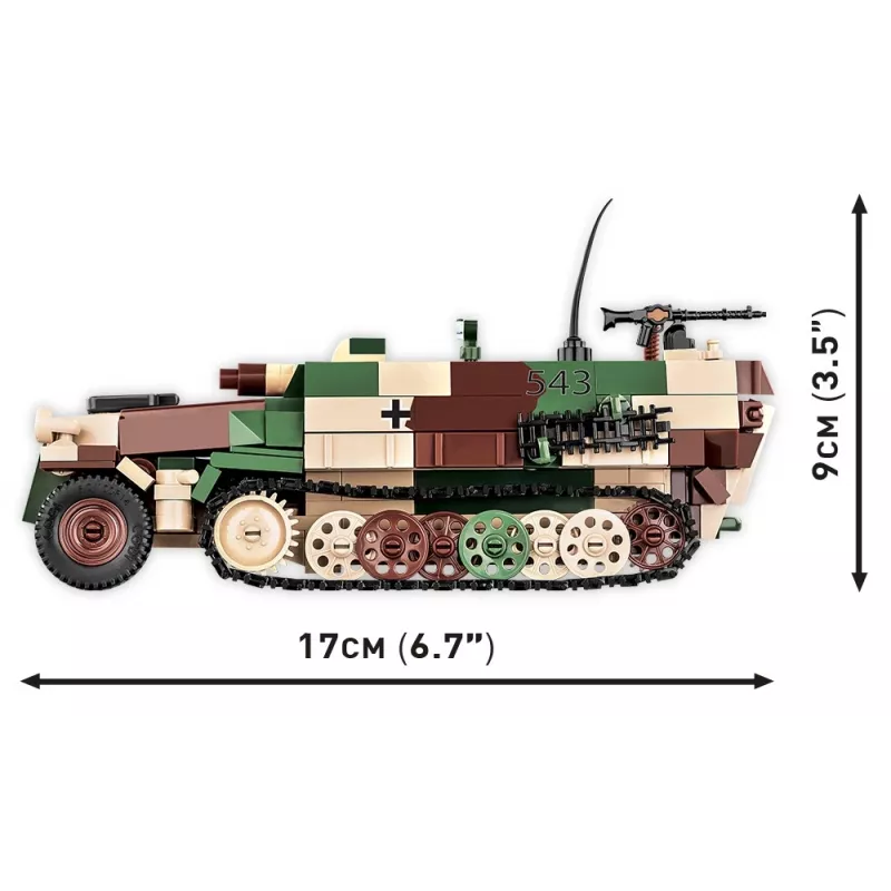 Sd.Kfz. 251/9 Stummel, giocattolo da costruzione