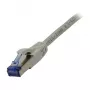 Cavo patch RJ45 - CAT6A 500 MHz - 5 m - grigio - S-STP (S/FTP) - testato componente (certificato GHMT) - AWG2