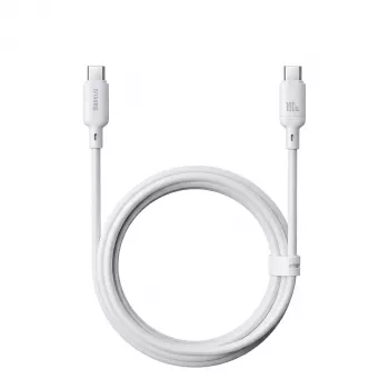 Cavo USB Type-C Baseus Silky Series 100W 2 m bianco