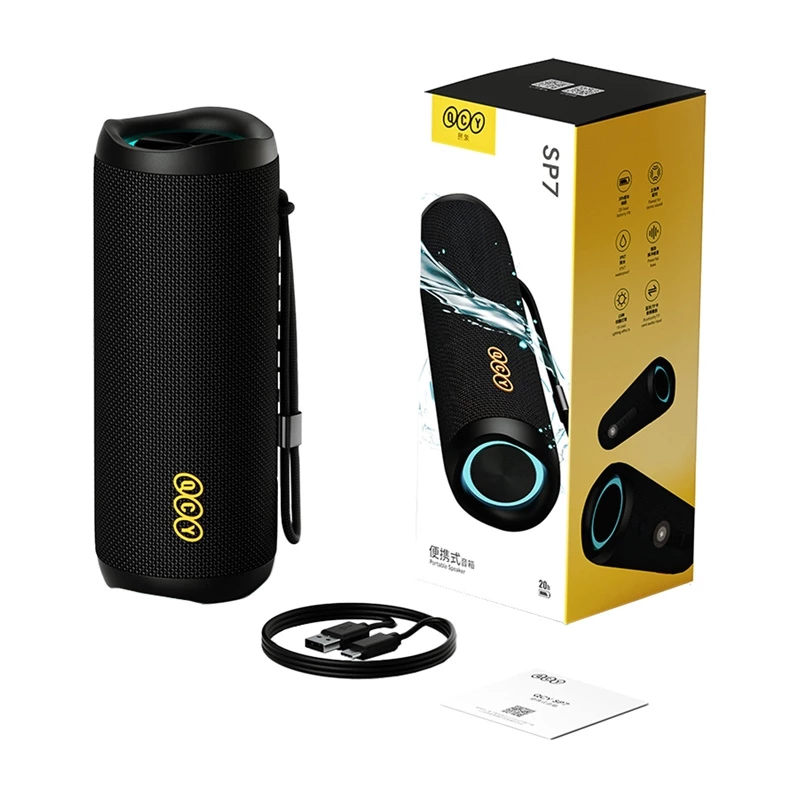 Altoparlante portatile QCY SP7, nero