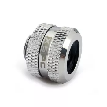 Connettore XSPC G1/4 per hardtube 14mm, cromato - 8 pezzi