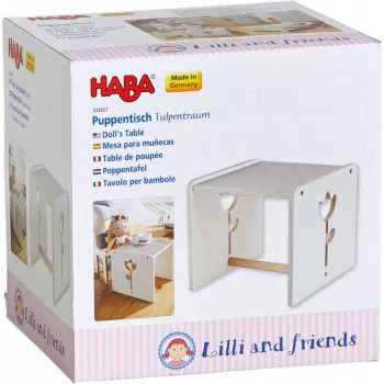Tavolo per bambole HABA Tulip Dream età consigliata 1,5 anni peso 690 g