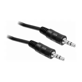 Cavo audio DeLOCK 84438 5m connettore maschio 3,5 mm su connettore maschio nero