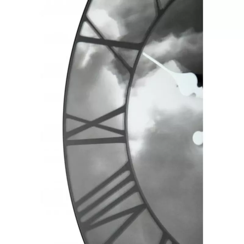 NeXtime orologio 3037 Clouds, Ø39 cm, da parete, nero