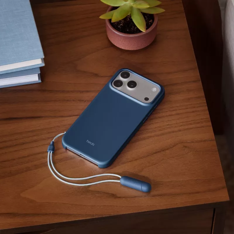 Beats iPhone 17 Pro Max custodia con kickstand compatibile MagSafe e controllo fotocamera - Bedrock Blue