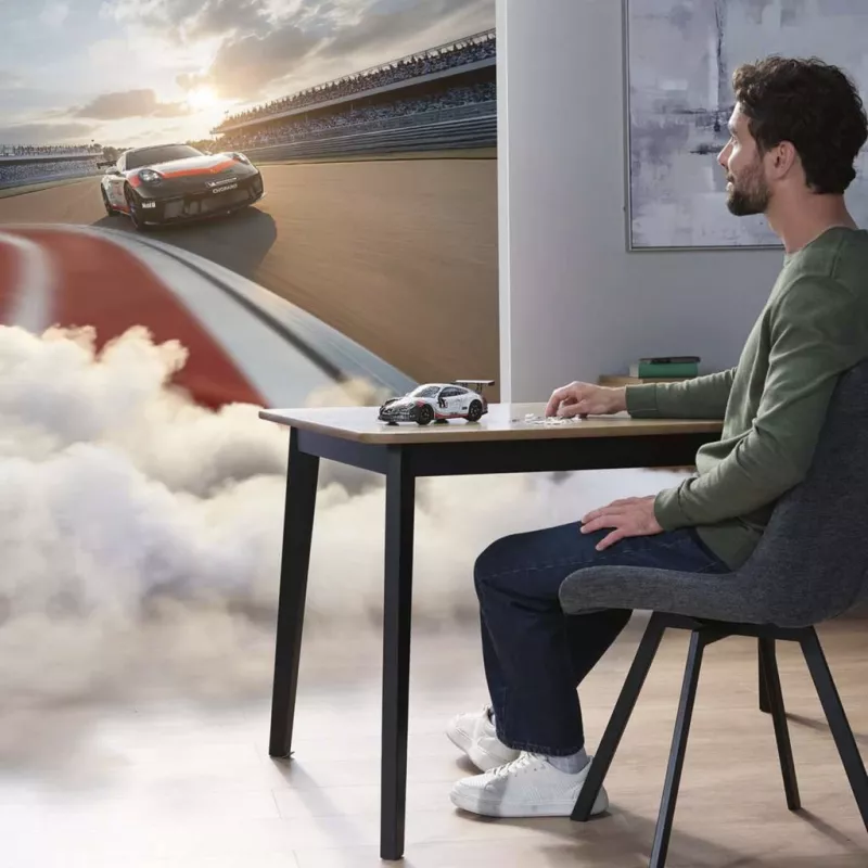 Puzzle 3D Ravensburger Iconics Porsche 911 GT3 Cup – kit di montaggio