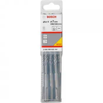 Punta, Bosch SDS-plus-5, lunghezza 165 mm, attacco SDS-plus