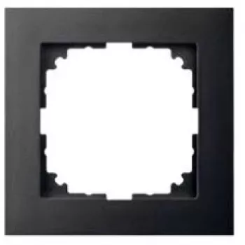 Placca a parete / Copriinterruttore Merten MEG4010-3614, antracite, termoplastica, confezione da 1