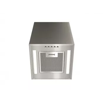 Cappa aspirante MAAN ELBA MINI WPB 430, acciaio inox satinato, diametro 300 mm, altezza 400 mm, controllo elettronico, filtro antigrasso