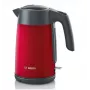 Bollitore elettrico Bosch TWK7L464 – capacità 1,7 L, 2400 W, rosso, corpo in plastica