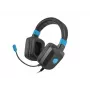 Headset gaming con filo Fury NFU-1584 con microfono ad archetto, circumaurale, 98 dB, 15–25000 Hz, cavo 2 m, USB e 3,5 mm, blu