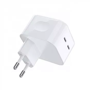 Caricabatterie CHOETECH 2x USB Type-C, 35W, PD3.0, QC3.0