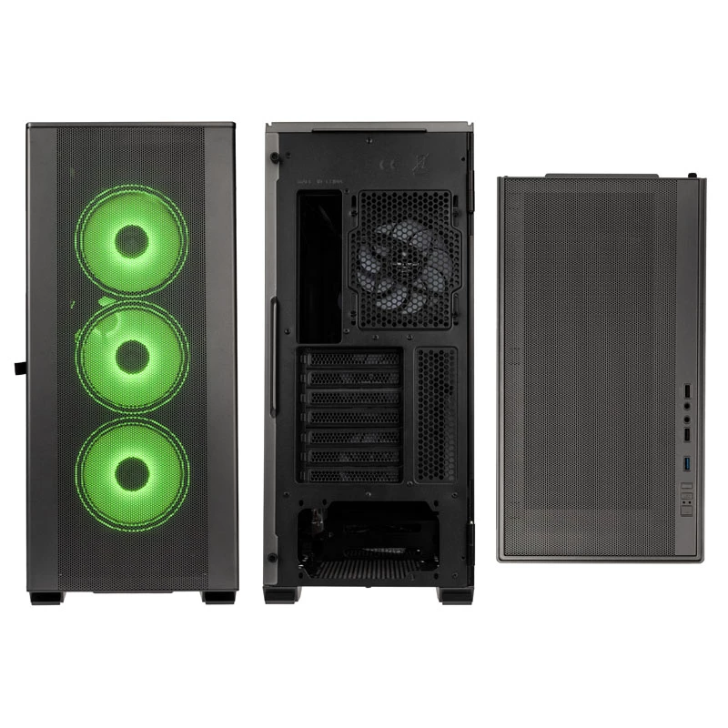 Case PC Kolink Stronghold Prism Midi Tower grigio