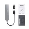GRAUGEAR G-HUB2A2C-AC hub interfaccia USB 3.2 Gen 1 (3.1 Gen 1) Type-A + Type-C 5000 Mbit/s argento